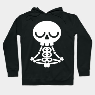 The meditating skeleton Hoodie